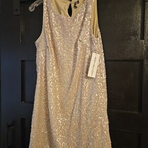 Elegant Sequin Dress in Gold New Years Eve